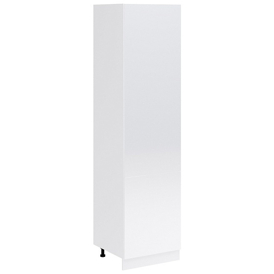 Шкаф пенал высокий под холодильник с боковинами ЛДСП Кухня Эстетик 600 мм Белый - Магнолия