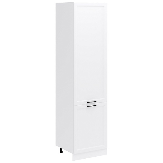 Шкаф пенал высокий под холодильник с боковинами ЛДСП Кухня Тулиппа 600 мм Белый - Айленд