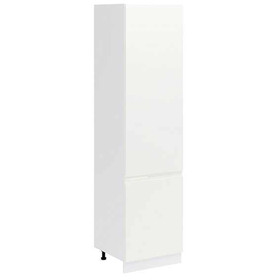 Шкаф пенал высокий под холодильник с боковинами ЛДСП Кухня Маори 600 мм Белый - Бланко